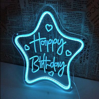 Νεόνιο σήμα Custom LED Light Logo μπύρα Γάμα Φόντο 12 Διακόσμηση εσωτερικών χώρων 20 C 50000 ώρες