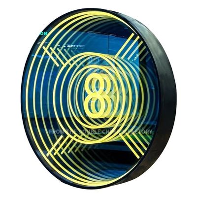 Προσαρμοσμένη διακόσμηση τοίχων LED Neon Rebow Magic Mirror καινοτόμο και μοντέρνο σχέδιο