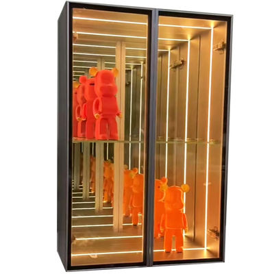 Προσαρμόσιμα χρώματα LED Strip Light Glass Infinity Mirror Κεφάλαιο οθόνης για μοντέλα Lego