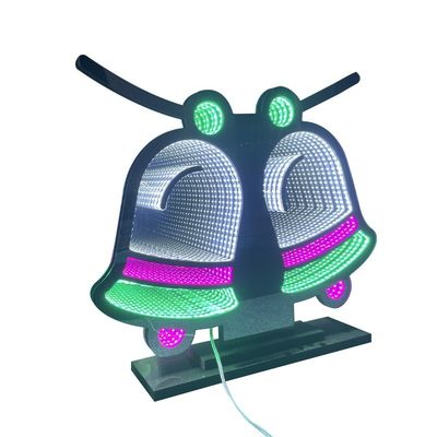 Χριστουγεννιάτικη διακόσμηση Custom Neon Abyss Angel Infinity Mirror Sign Lights για το γιορτινό πάρτι