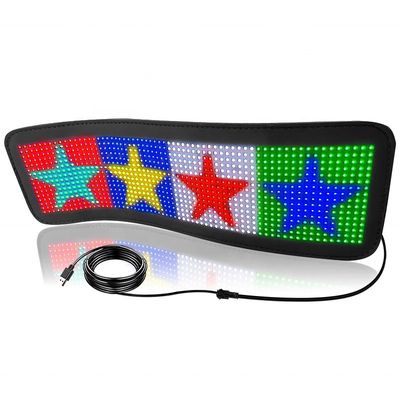Ευέλικτη οθόνη LED Πίνακες μήτρας HD πλήρες χρώμα Ελέγχου APP μαλακό πίσω παράθυρο σήμα αυτοκινήτου