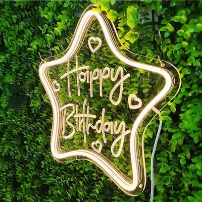 Νεόνιο σήμα Custom LED Light Logo μπύρα Γάμα Φόντο 12 Διακόσμηση εσωτερικών χώρων 20 C 50000 ώρες