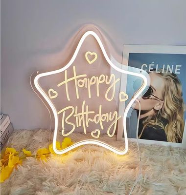 Νεόνιο σήμα Custom LED Light Logo μπύρα Γάμα Φόντο 12 Διακόσμηση εσωτερικών χώρων 20 C 50000 ώρες