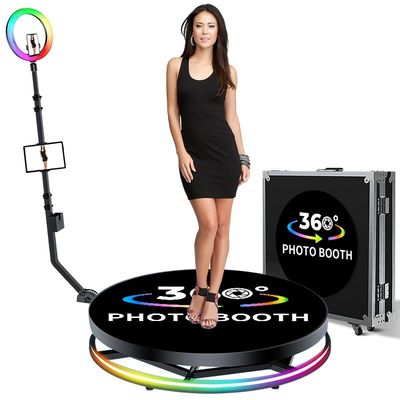 Stabler Strong Metal και Tempered Glass 360 μοίρες κάμερα Photo Booth για εσωτερικές εκδηλώσεις