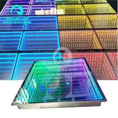 Πηγή φωτός LED 5050 RGB Led αφαιρούμενα γυάλινα πλακάκια για διαδραστικό χώρο χορού νεόν