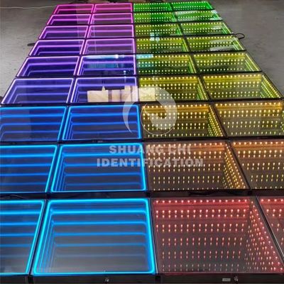 Πηγή φωτός LED 5050 RGB Led αφαιρούμενα γυάλινα πλακάκια για διαδραστικό χώρο χορού νεόν