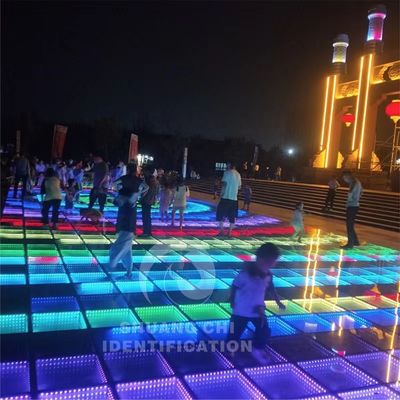 Πηγή φωτός LED 5050 RGB Led αφαιρούμενα γυάλινα πλακάκια για διαδραστικό χώρο χορού νεόν