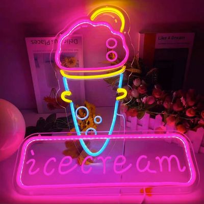 Ακρυλικό Neon Flex LED Neon Sign για Custom εξωτερικό λογότυπο και τάση DC12V/AC110-220V