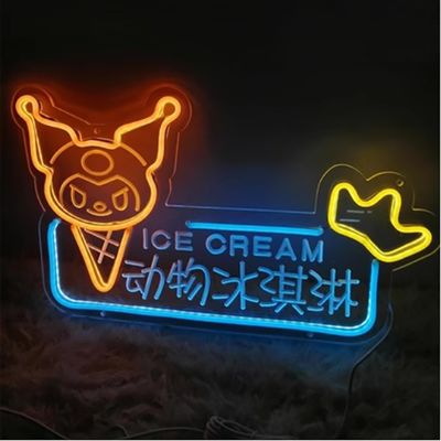Ακρυλικό Neon Flex LED Neon Sign για Custom εξωτερικό λογότυπο και τάση DC12V/AC110-220V