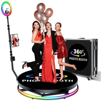 360 μοίρες αργή κίνηση βίντεο θάλαμο για κάμερα σταθεροποιητή ισχυρό μέταλλο θερμανμένο γυαλί LED