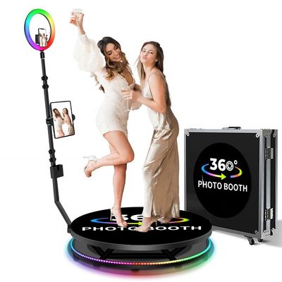 54kg 360 Photo Booth έτοιμο να αποσταλεί σε 48 ώρες 4 άτομα χωρητικότητα 25cm ύψος πλατφόρμας