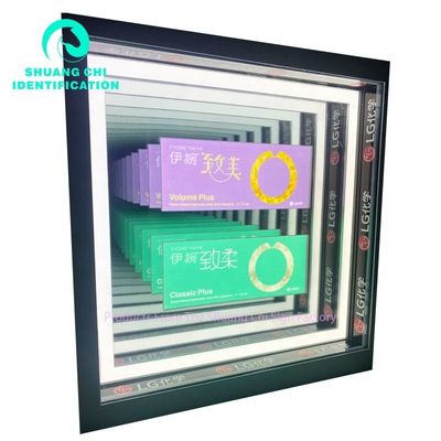 Ανθεκτικό μεταλλικό πλαίσιο Custom Infinity 3D Mirror Neon Dance Floor για DJ Disco Party