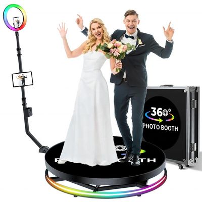 Πλατφόρμα Selfie 360 μοιρών Επιχειρηματικό Photo Booth Μηχανή πωλήσεων φωτογραφικών μηχανών για 1-6 άτομα