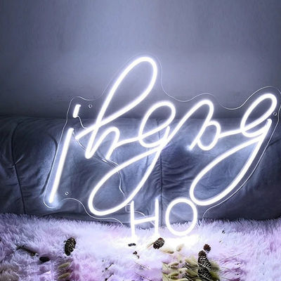 Hustle LED Letter Light Προσαρμοσμένο ροζ σημάδι νεόν για την διακόσμηση του υπνοδωματίου