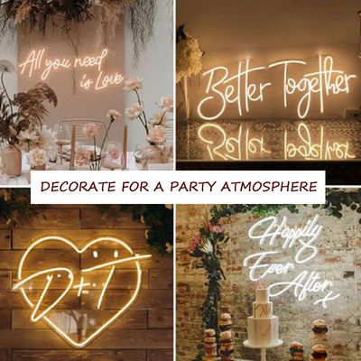 Hustle LED Letter Light Προσαρμοσμένο ροζ σημάδι νεόν για την διακόσμηση του υπνοδωματίου