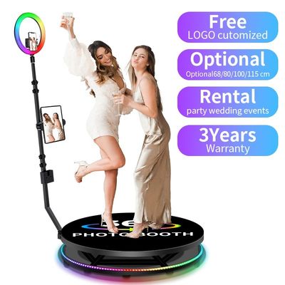360 μοίρες αργή κίνηση βίντεο Booth 369 κάμερα περιστρεφόμενη πλατφόρμα selfie 360 Photo Booth