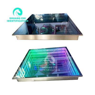 Αξεχνιζόμενα γεγονότα LED πάτωμα χορού με 5050 RGB LED φωτισμένα πλακάκια πάτωμα