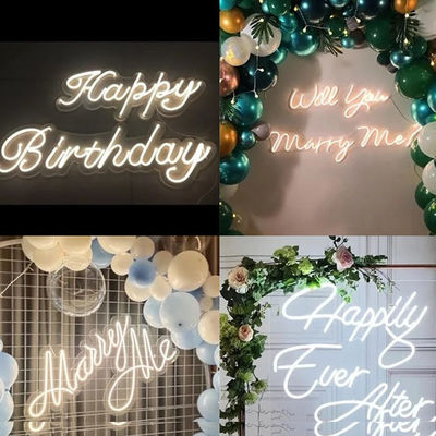 Προσαρμοσμένο Led Neon Light όνομα λογότυπο Neon Σήμα για το υπνοδωμάτιο Γενέθλια πάρτι σπίτι