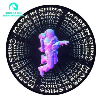 Τεχνολογικό Φως και Σκιά Προσαρμοσμένο 3D Neon Abyssal Mirror Τετράγωνο 50x50 Neon Mirror