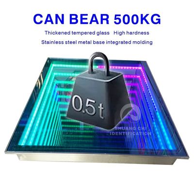 Φαγηματικά 3D Infinity Led Κεραμίδια Χορευτικού Επιπέδου με βαθμολογία IP67 και διάρκεια ζωής 50.000 ωρών