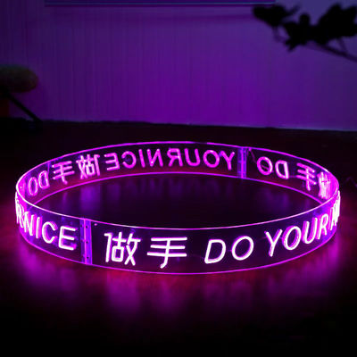Εγκατάσταση καλωδίων DIY LED Neon Flex Strip Lights για ομαλό φωτισμό και εσωτερική διακόσμηση
