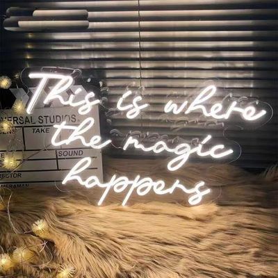 Προσαρμοσμένο μέγεθος LED Neon Sign Light για διακόσμηση εσωτερικών χώρων