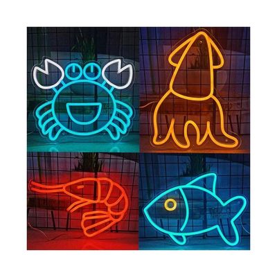 Σύγχρονο στυλ Neon Light Sign Custom Logo για εντυπωσιακό χώρο
