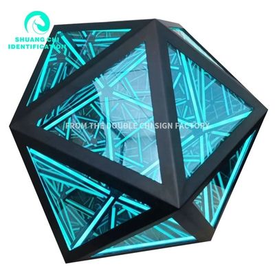 Τέλος 2023 Υλικό 3D Vision Melaleuca Mirror Abyss Mirror με υψηλή φωτεινότητα LED Light