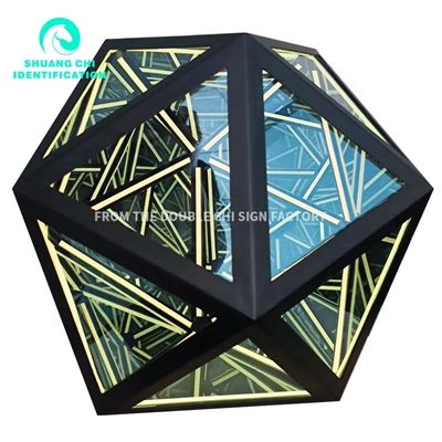 Τέλος 2023 Υλικό 3D Vision Melaleuca Mirror Abyss Mirror με υψηλή φωτεινότητα LED Light