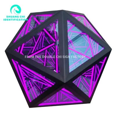 Τέλος 2023 Υλικό 3D Vision Melaleuca Mirror Abyss Mirror με υψηλή φωτεινότητα LED Light