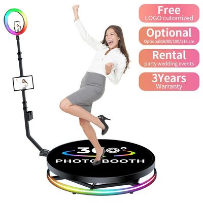 Έλεγχος έκτακτης ανάγκης Selfie Prop 360 Photo Booth Ιδανικό για γάμους, πάρτι και εκδηλώσεις
