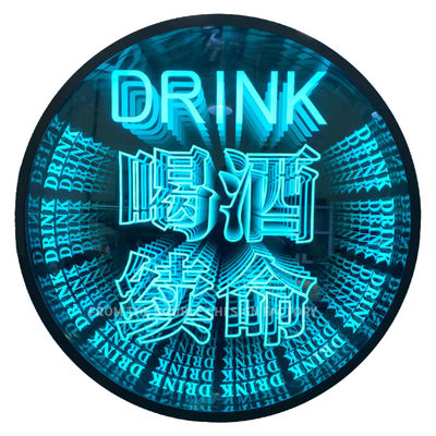 Η απαραίτητη διακόσμηση τοίχου Custom End 3D Neon Mirror για KTV και εσωτερικούς χώρους