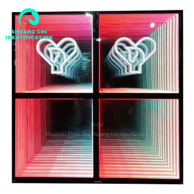 Ηλεκτρική πρίζα Infinity Custom LED οθόνη καθρέφτη Neon Σημάδι Για Οποιοδήποτε Οργανισμό
