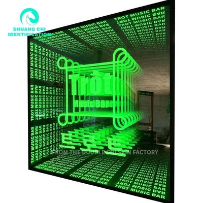 Προσαρμοσμένος καθρέφτης απόφραξης Neon καθρέφτης για τοίχο διακόσμηση σύγχρονη προσαρμογή