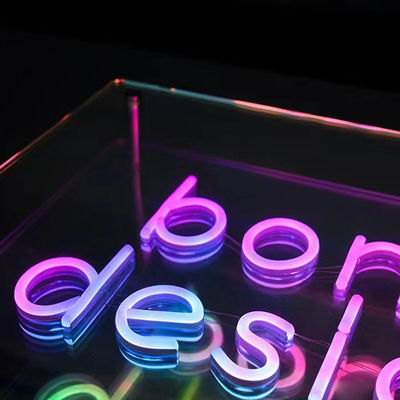 Πολυστρωτικός καθρέφτης 3D Neon Σημείωση καθρέφτης με προσαρμοσμένο χρώμα κλίση LED λογότυπο Perfect