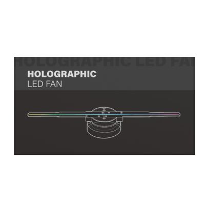 42cm 52cm 65cm 70cm 100cm Προβολέας οθόνης LED 3d ολόγραμμα ανεμιστήρας για διαφημίσεις στο κατάστημα