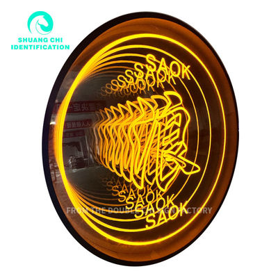 Τρέντες μόδας Infinity Light Sign Neon Mirror για τοίχο διακόσμηση LED Neon Infinity Mirror διακόσμηση
