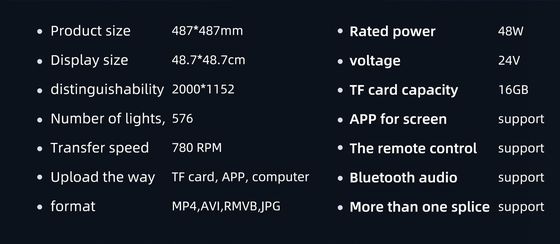 Επικεφαλαιαγοράς Περιεχόμενο Upload APP 75x2 Wifi Hologram LED ανεμιστήρας για 3D Hologram Projection