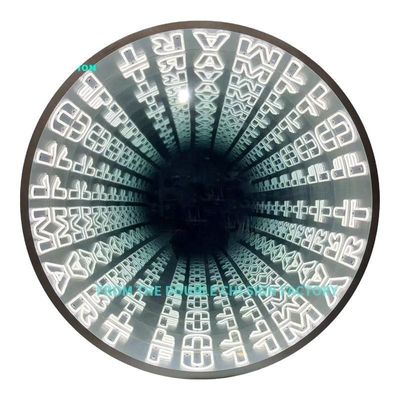 Ανυψώστε την διακόσμηση Εντυπωσιακό 3D Neon Abyssal Mirror 50X50 σε προσαρμόσιμα χρώματα