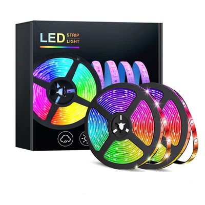 Ελεγχόμενο με WiFi RGBW LED Strip Light 5m 10m 50m 12V 24V 5050 Πολυχρωματική αλλαγή χρώματος