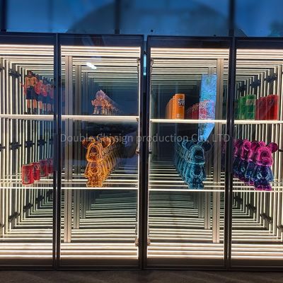 Προσαρμόσιμα χρώματα Infinite Abyss Mirror Display Case για το σπίτι και τους εμπορικούς χώρους