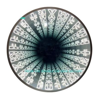 Χρωματιστή LED 3D Neon Wall Infinity Mirror Tunnel για την εσωτερική διακόσμηση