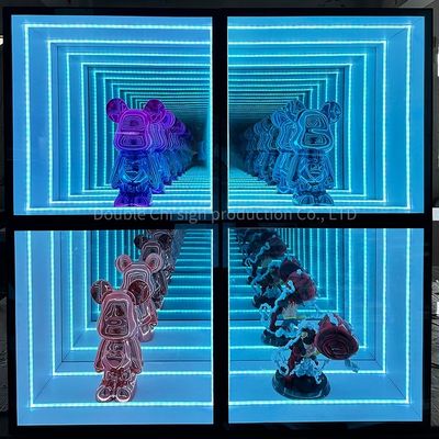 Διακόσμηση γαμήλιων εκδηλώσεων Custom LED Neon Glass με καθρέφτη