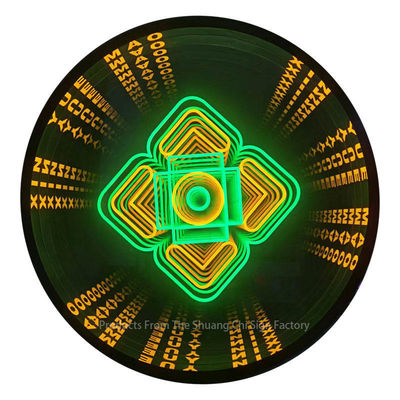 Φθηνή LED Neon Mirror Wall Art με παιχνιδιάρικο άγγιγμα και άλλη πηγή φωτός