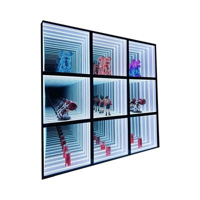 Ταιριάζουσα RGB Infinite Mirror Abyss 3D Ετικέτα για εσωτερικό και εξωτερικό χώρο
