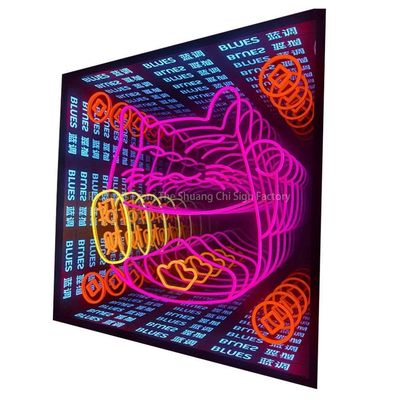 3D Neon Abyssal Mirror με εξατομικευμένο σχεδιασμό και φωτεινή απόδοση λάμπας 80lm / w