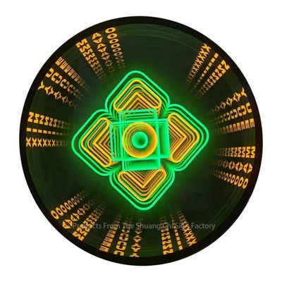 3D Neon Abyssal Mirror με εξατομικευμένο σχεδιασμό και φωτεινή απόδοση λάμπας 80lm / w