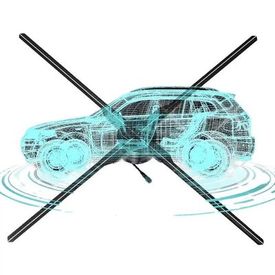 Εσωτερικός 65cm Τέσσερις λεπίδες 3D ολογραφική οθόνη Ολόγραμμα ανεμιστήρα με υψηλή ανάλυση