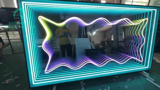 Προσαρμοσμένο χρώμα Neon Mirror Ambiance Lighting Ο τέλειος τρόπος για να φωτίσετε το χώρο σας