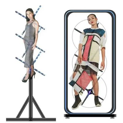 APP Έρχονται 3D Hologram Fan για το Τείχος 176° Στροφή Παρατήρησης Διαδραστικό Hologram Phone